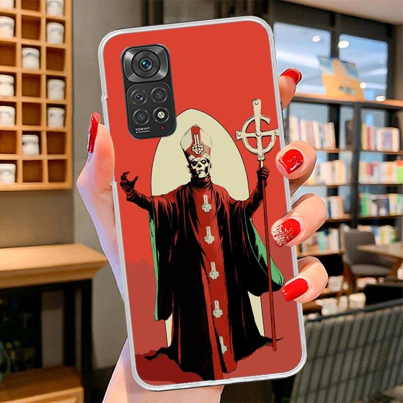 Ghost Papa Emeritus Cover Phone Case For Xiaomi Redmi Note 15 14 13 12 11 10 Pro Plus 14S 12S 11S 11T 11E 10S Soft Fundas Shell