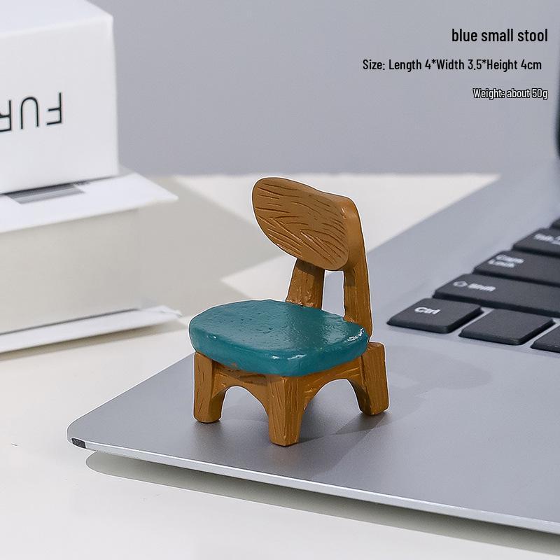 Frog Rocking Chair Cute Healing Decoration – Desktop Ornament for Office or Home