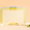 Easy To Clean Non-Slip Cutting Board Plastic Square Chopping Board with Storage Stand Cutting Plate Mat for Vegetable