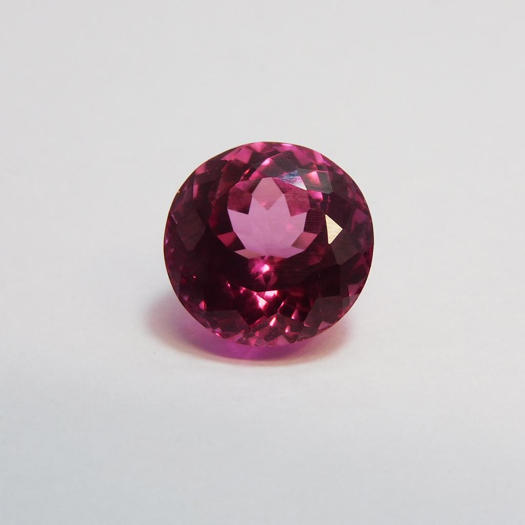 Natural Pink Sapphire Loose Gemstone 8.90 ct Fine-Looking Round Cut September Birthday Birthstone