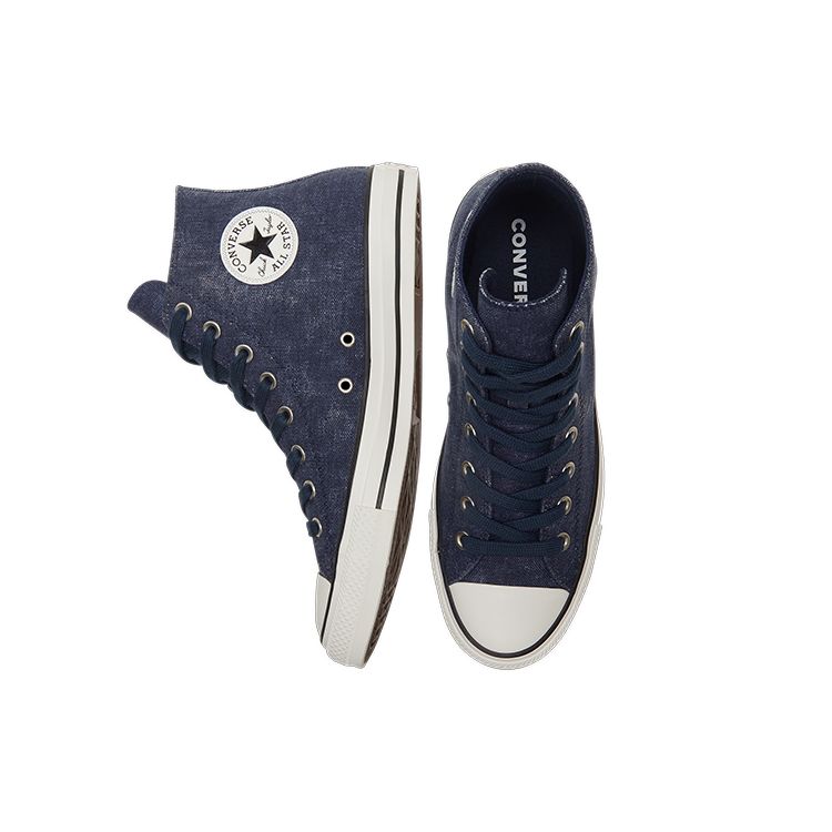 Converse Chuck Taylor All Star High Washed Canvas - Midnight Navy Unisex Sneakers Blue 171060C
