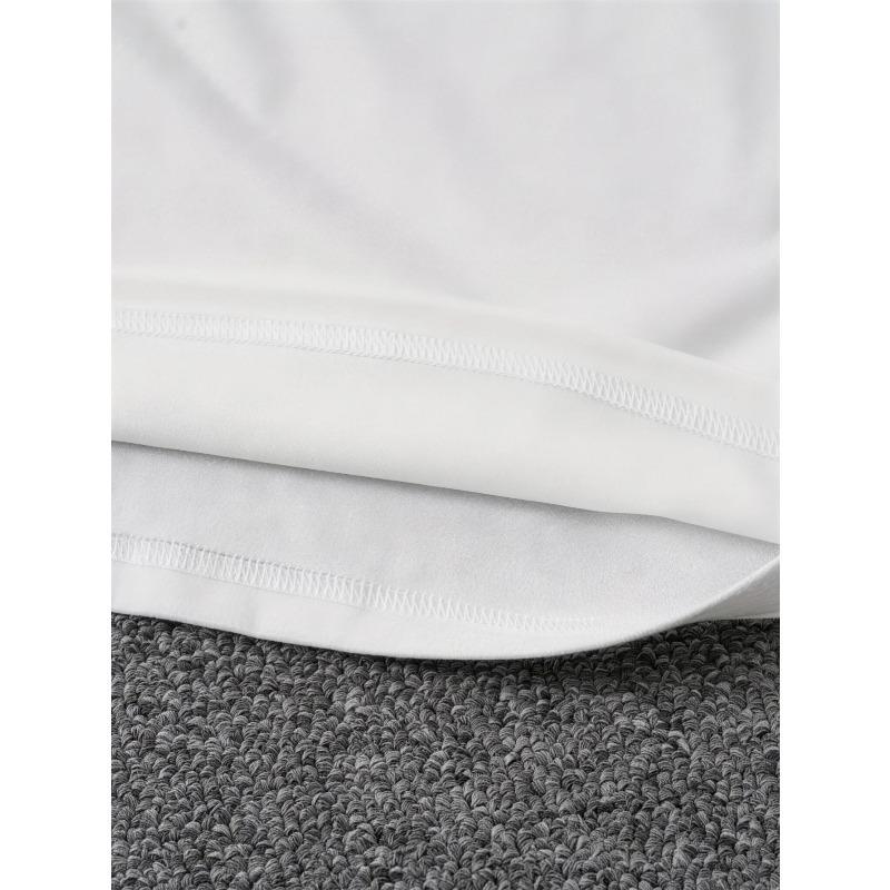 Übergröße - Übergröße - Übergröße, Frieden LIEBE MUSIK Grafikdruck Übergröße Damen Kurzarm Rundhals Lässiges Oberteil für Sommer & Frühling