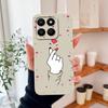 For Honor X7D X9D Case Colorful Hearts Soft Liquid Silicone Full Protection Phone Back Cover For Honorx7d Honorx9d Fashion Funda
