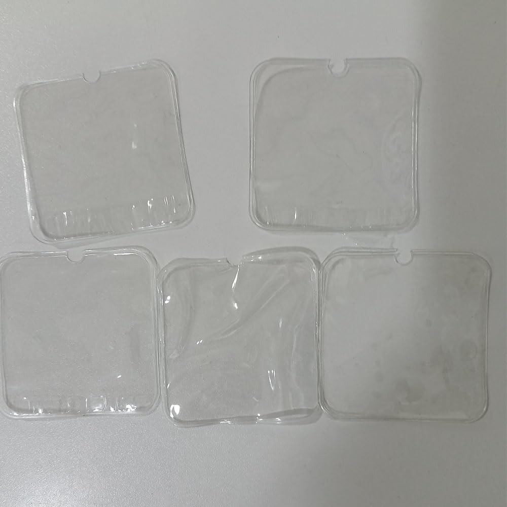 YANYULI Acrylic Keychain Covers of Protects Against Dirt and Convenient Storage Item for Your or As a Case for Protecting Your Badges (Set 5) Scratch