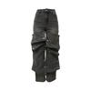 STREETRICH Fashion Detachable Buckle Irregular Jeans For Women High Waist Denim Pants Female Trendy