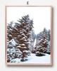 Scandinavian Poster Christmas Home Decor Wall Art Canvas Painting Winter Wooden House Picture Nordic Art Living Room Decoration