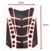 3D Fish Bone Decals Modification Accessories Motorcycle Fuel Tank Stickers Dots Multicolor Edge