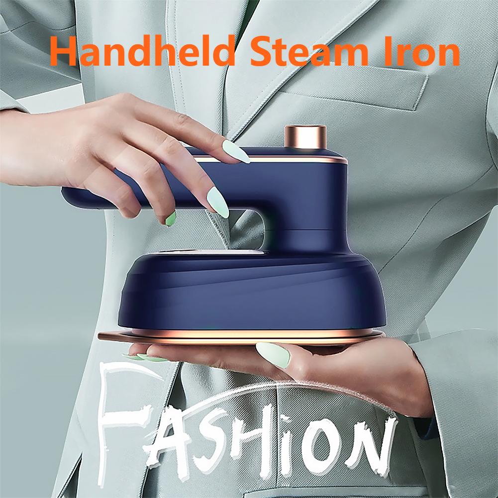 Mini Garment Steamer Steam Iron Rotatable Small Handheld Steamer for Clothes Wet Dry Use Household Hanging Iron for Home Travel