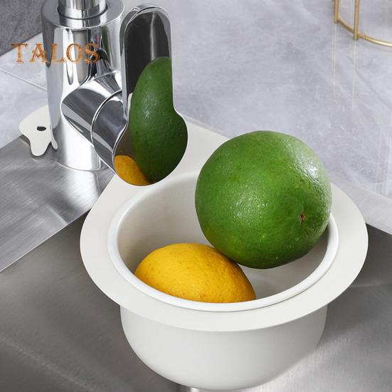 Kjøkkenvask avløpskurv Swan avløpsstativ Universal Enkel installasjon Multifunksjonell kjøkken trekantet oppvaskkum Filter Swan avløpskurv