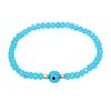 Multicolor Crystal Evil Eye Bracelet - Trendy Beaded Design for Everyday Wear