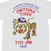 ONITSUKA TIGER Oversized Graphic T-Shirt Comfortable Casual Simple Print Unisex Tops White 2183B561_100