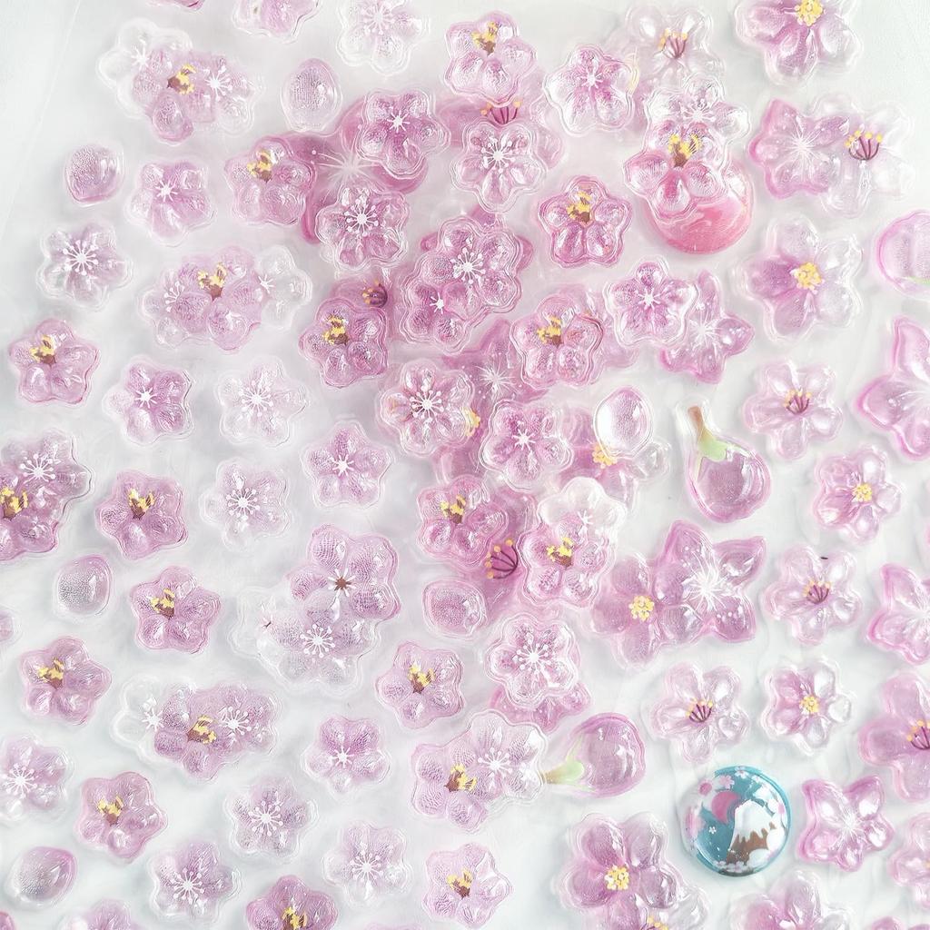 2026 New Model Drop Stickers Not Hollow 3D Set and Delicate Miskepaa Glossy Pop Reward Stickers Smartphone Stickers For Fandom Craft Supplies Cherry