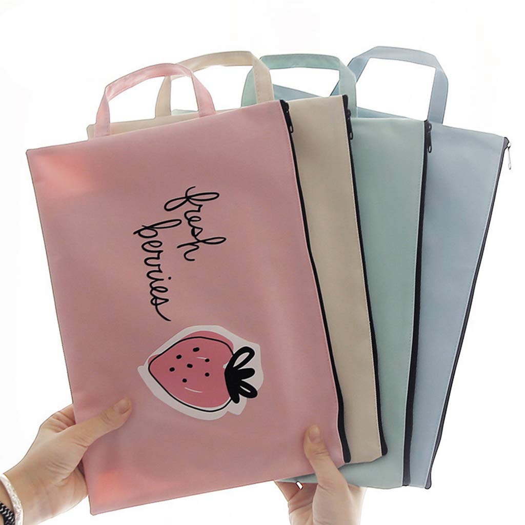 Formemory File Case Document Bag A4 Storage Bag Pencil Case Portable Slim File Bag Folder Document Case Office Supplies Travel Pouch Stationery
