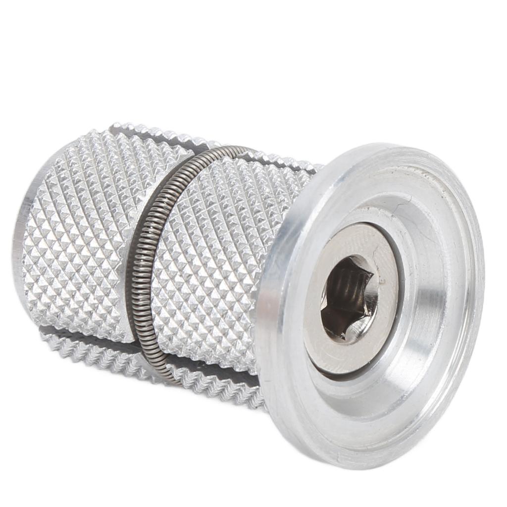 Bicycle Fork Headset Lightweight Aluminum Alloy Bike Headset Expander Plug with Stem Cover Screw for Mountain Road