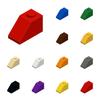 50pcs 3040 Slope 1x2 Educational Creative Size Bulk Building Block Toy Compatible Accessories DIY MOC High-tech Gift