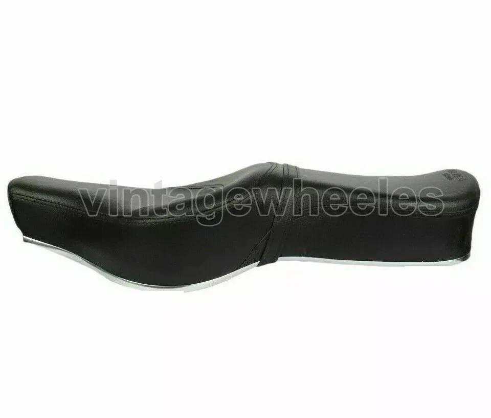 Fits For Royal Enfield Interceptor 650cc Cushioned Comfort Dual Seat Black