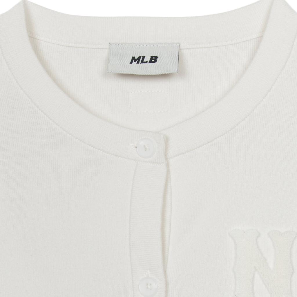 New MLB Basic New York Yankees Knitwear Women's White 3FKCB0251-50IVS