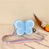 Donut Pattern Silicone Crossbody Pouch Soft Lightweight Kids Shoulder Bag for Storing Coins Keys Outdoor Play Use