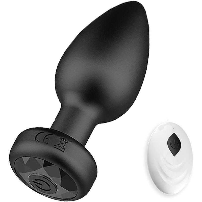 Remote Control Anal Plug Vibrator, 10 Modes Vibrating Anal Plug, Prostate Massage Vibrator Small Anal Plug, Adult Sex Toys
