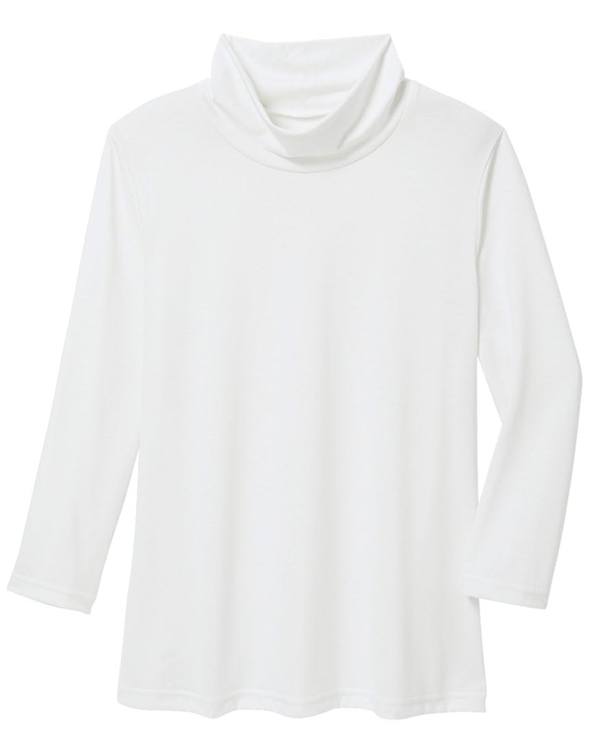 

Love Body Tops Top with Over UV QKN421 Size 3L [Wacoal] Cool-to-the-touch Million Ice(R) High-Neck 90% Protection, WH, белый