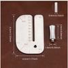 1pc Simple Craft DIY Tool Press Plate PU Leather Chisel Punching Auxiliary Puller Tool With Edge Chamfer Tool