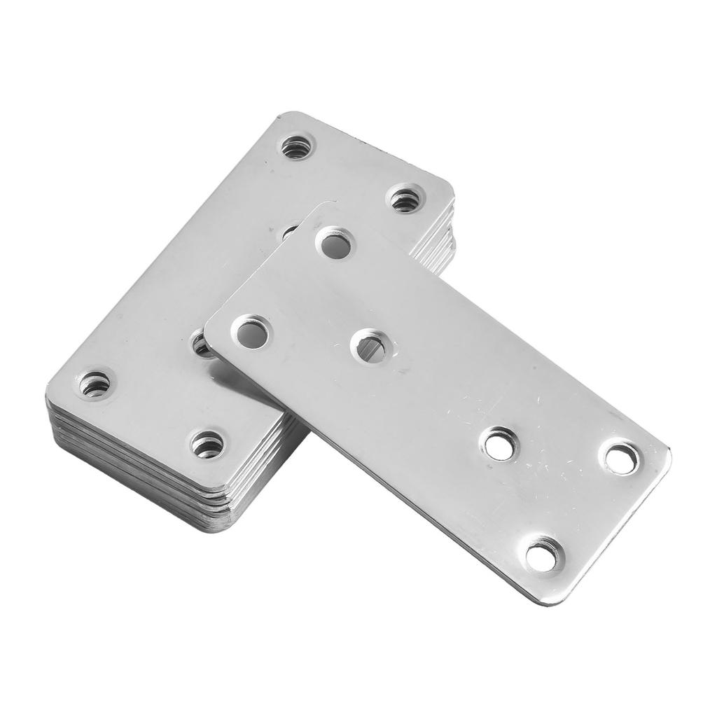 For Connecting Furniture Flat Brackets 80mm X 40mm X 2mm Easy To Install Furniture Connectors Long-lasting Performance