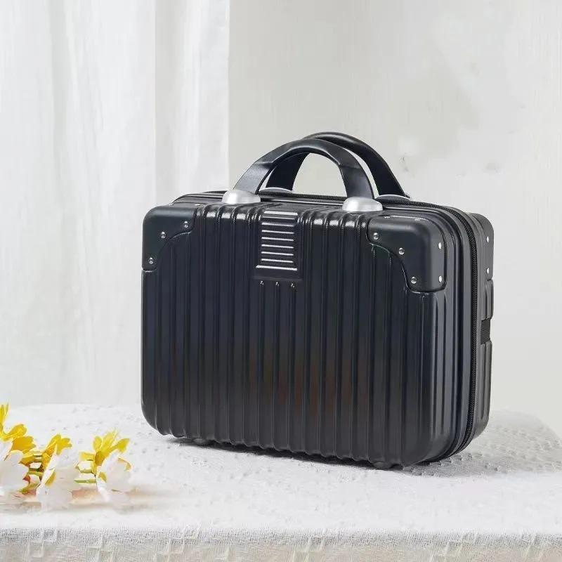 

14-Inch Portable Makeup Organizer Handbag for Women - Compact, Elegant Wedding Gift Box/Suitcase 14 inches