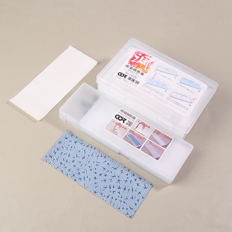 1Pc Portable Wet Palettes For Acrylic Painting Model Coloring Wet Tray Water-Based Paint Holder Keeps Wet Paint Modeling Tools
