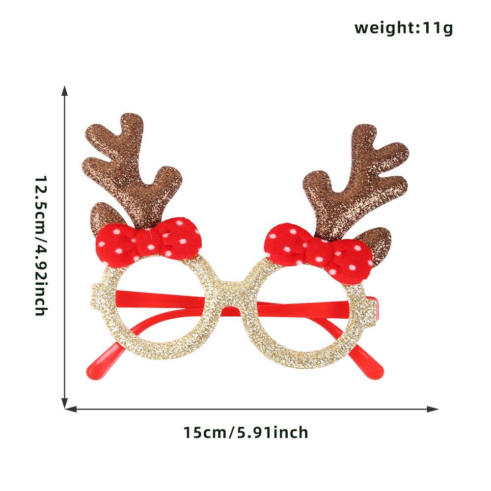 Christmas Party Eyeglass Frames: Santa, Snowman & Antler Designs for Kids