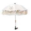 Tassels Children Outdoor Spring Outing Travel Camping Umbrella Baby Stroller Folding Chair Stand Photography Prop Dropship