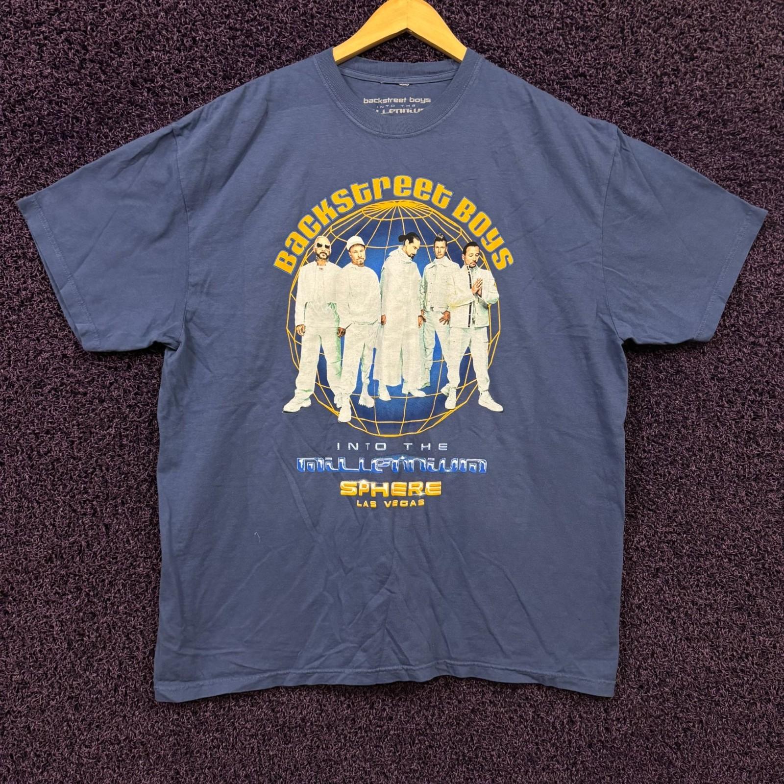 Backstreet Boys Into the Millennium Sphere Show T-Shirt 2XL L