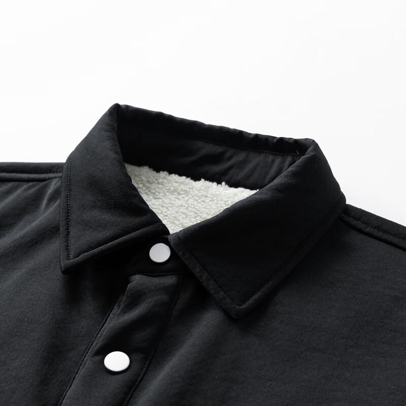 SNOOPY Men's Fleece-Lined Casual Jacket