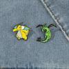 Anime Pokémon Emaille-Anstecker für Rucksäcke Niedliche Pikachu Gengar Glurak Broschen Metall Emaille Abzeichen Pins Pokemon Sammlung Geschenk