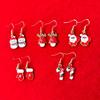 Xiaomi 50/10PCS Christmas Earrings Versatile Cute Cartoon Christmas Style Christmas Tree, Elk, Snowman Alloy Ear Hooks for Christmas