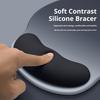 Mauspad mit Handgelenkstütze Ergonomisches Design Rutschfeste Unterseite Wasserdicht Verschleißfest Gaming-Mauspad