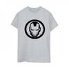 Marvel Womens/Ladies Iron Man Chest Logo Cotton Boyfriend T-Shirt