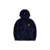 MLB Detroit Tigers Solid Letter Print Fleece Hooded Long Sleeve Jacket Unisex Jackets Navy-Blue 3AFDB0926-46NYD
