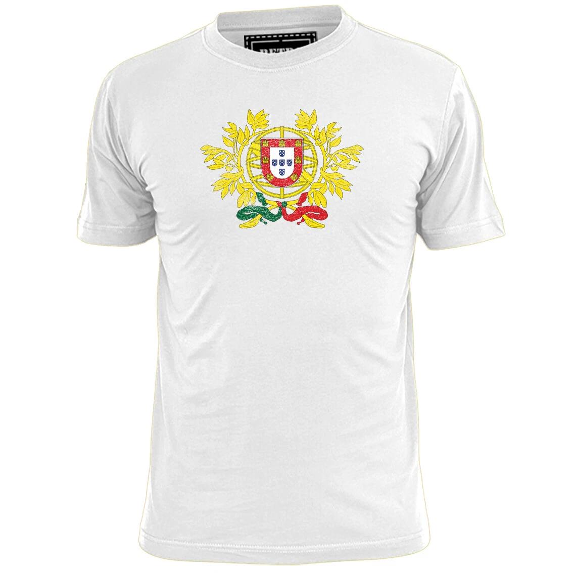 Mens Portugal Coat Of Arms T shirt Flag Lisbon Football M