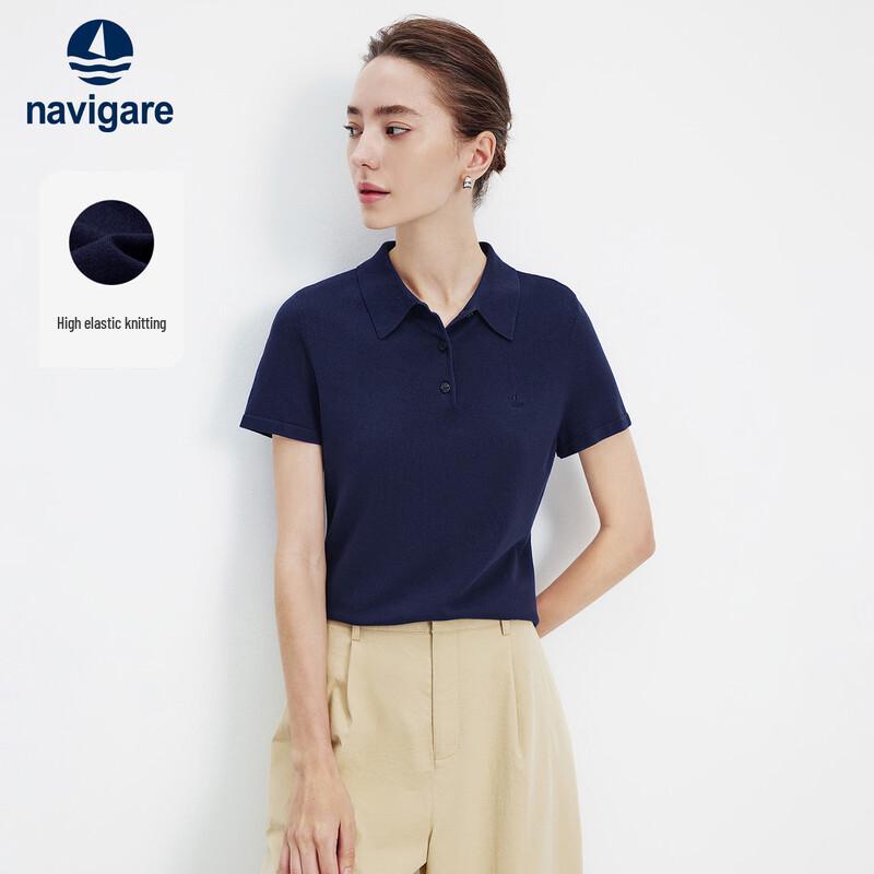 Navigare Slim Fit Short Sleeve Polo Shirt