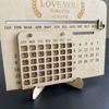 Handmade Perpetual Calendar DIY Eternal Calendar Wooden Sliding Calendar  Home Ornament