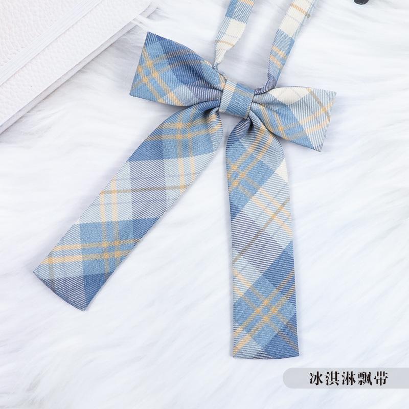 Jk Female Collar Flower Japanese Korean Version Free College Style Streamer Bow Bow Graduation Photo Male Tie Sailor Suit Tide