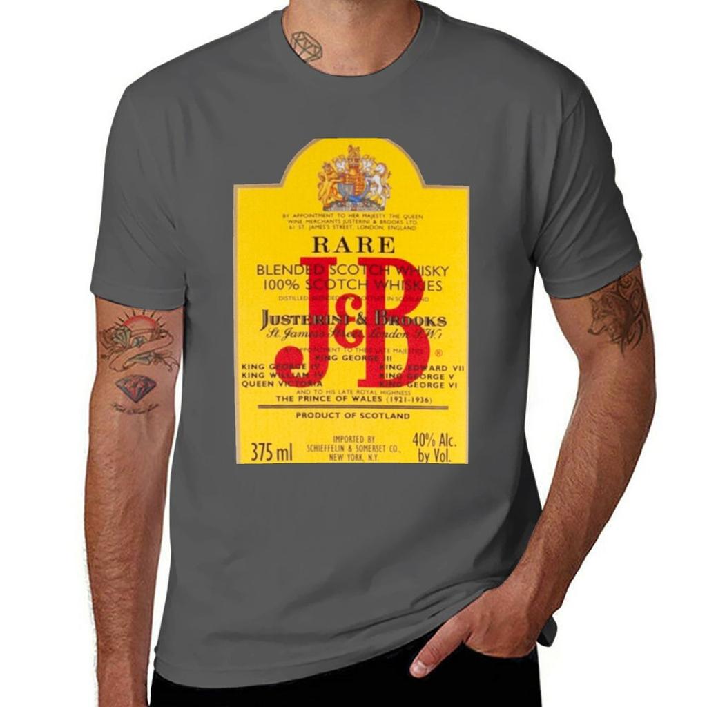Jb Rare Scotch Whisky Blend Tshirt Tees Graphics T Shirt Black Tshirts For Men