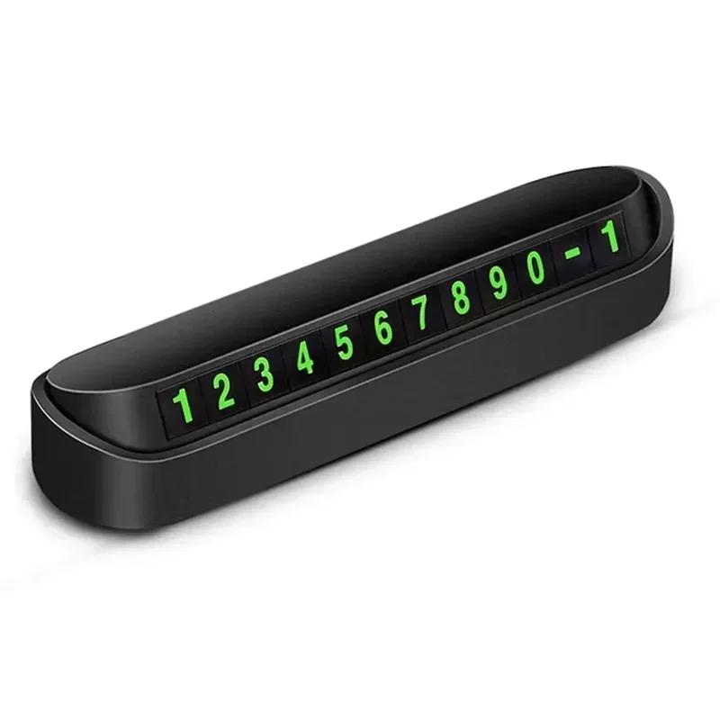 XAOJZ1 2025 For Mercedes-Benz Car Temporary Stop Sign Parking Card Telephone Number Card Plate for Mercedes Benz W212 W204 W211W168 W21