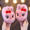 Pantofole Invernali in Cotone da Bambina Cartone Animato Principessa – Scarpe da Casa Calde Foderate in Pelliccia per Neonati e Bambini.
