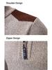 Maglione da uomo 2024 Business a collo alto in maglia grossa