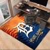 Custom NameDetroit Tigers Emblem Carpet, Indoor Rug, Chair Rug, Living Rooms, Doormat Made From Polyester Home Decor Birthday Christmas Gifts