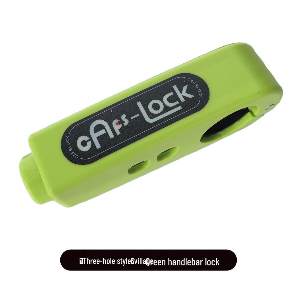 Universal Anti-Theft Motorcycle Handlebar & Throttle Lock with Alarm