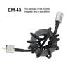 1 830MHz Shortwave Choke Coil with Magnetic Ring for Reduced Interference
