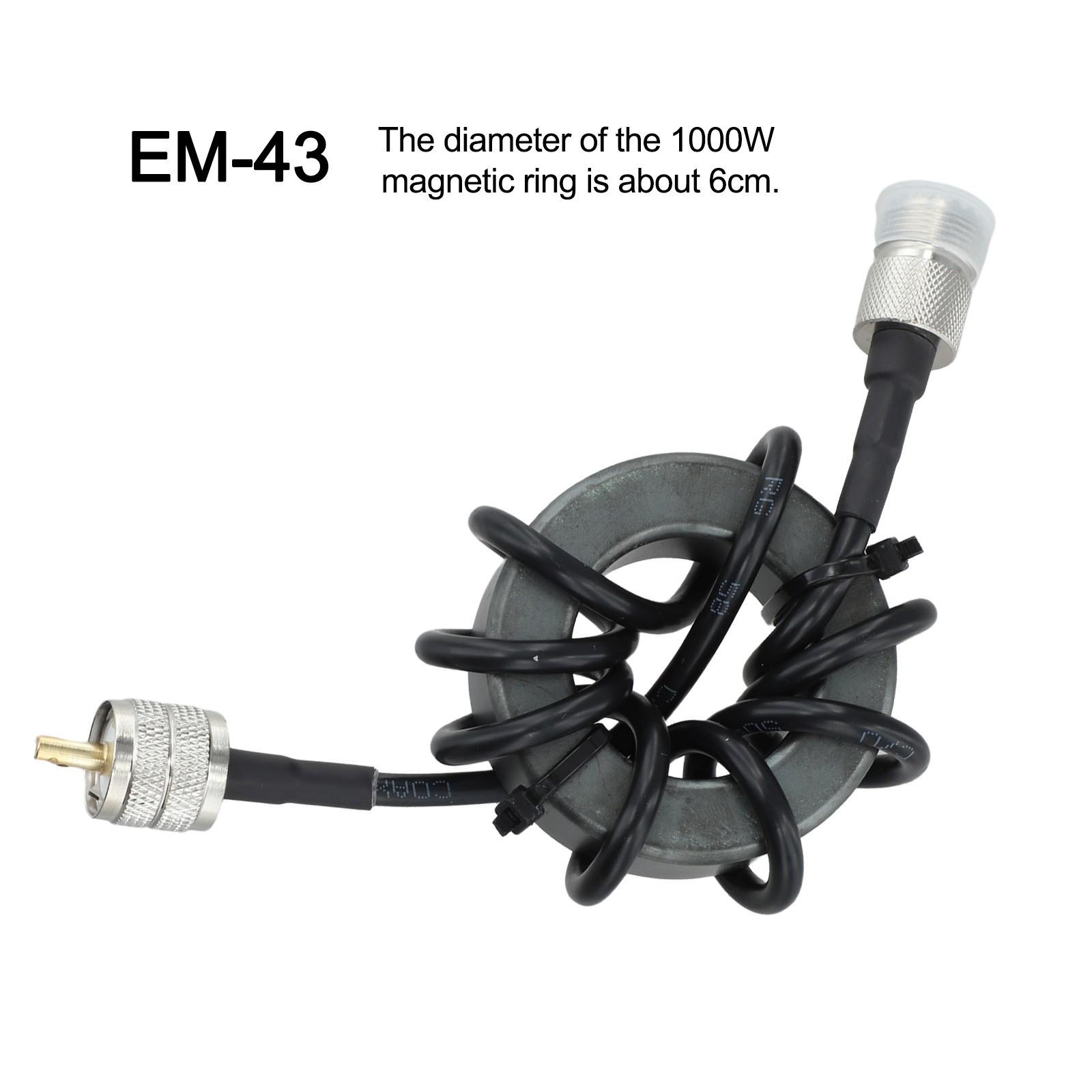 

ВЧ Радио Дроссель Магнитное Кольцо Коротковолновый Дроссель Катушка Теплоотводящая Способность EM-43