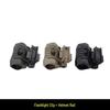 Adjustable Tactical Helmet Flashlight Mount